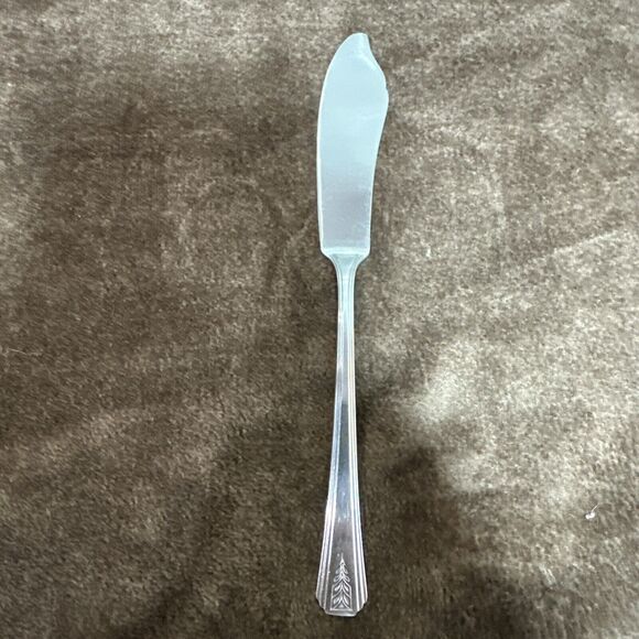 Oneida Clarion 1931 Master Butter Knife 7 3/4” Silver Par Plate - Picture 1 of 9
